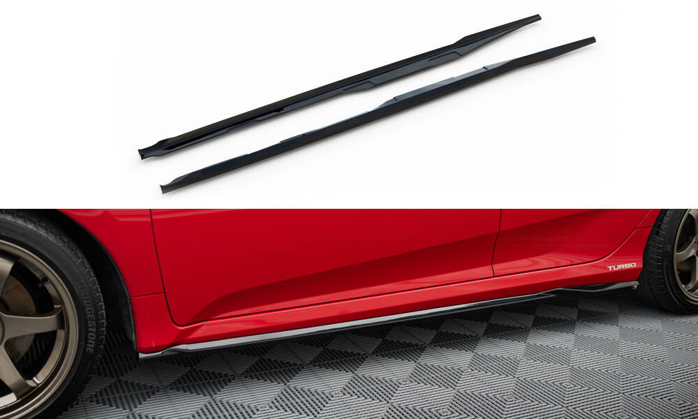 Side skirts diffusers honda civic si mk10