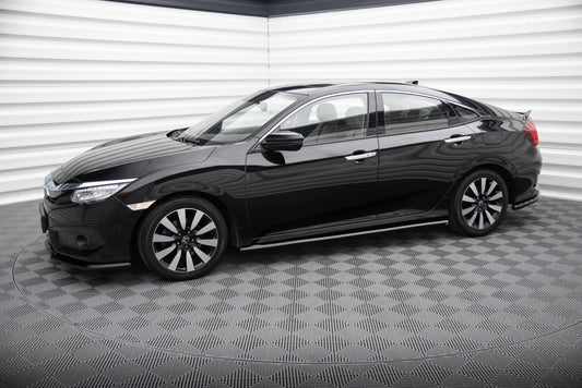 Side skirts diffusers honda civic sedan mk10 / mk10 facelift