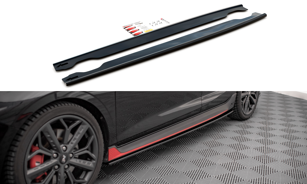 Side skirts diffusers hyundai i20 n mk3