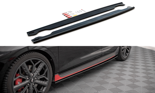 Side skirts diffusers hyundai i20 n mk3