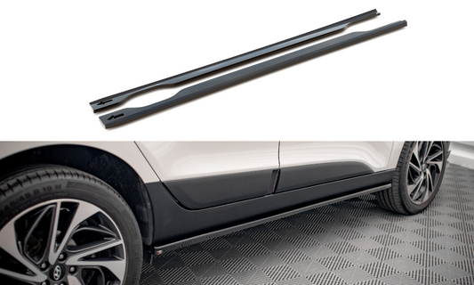 Side skirts diffusers hyundai ix35 mk1