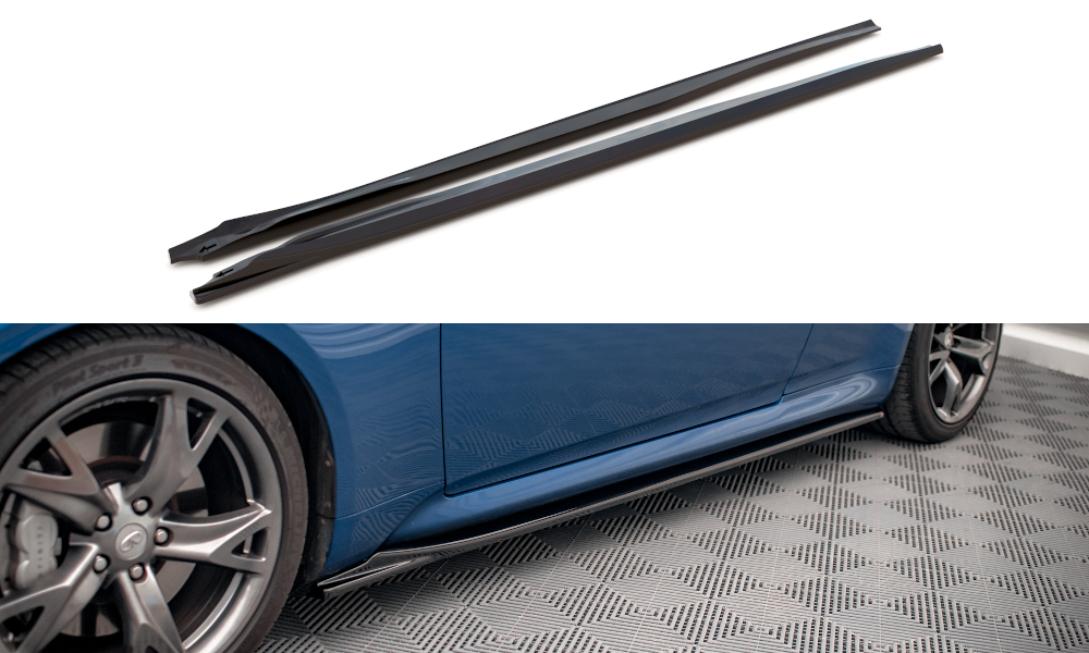Side skirts diffusers infiniti g37 coupe
