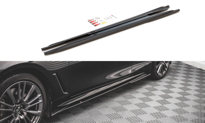 Side skirts diffusers infiniti q60 s mk2