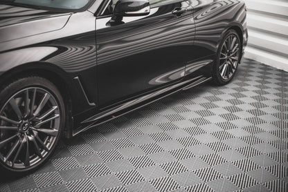 Side skirts diffusers infiniti q60 s mk2