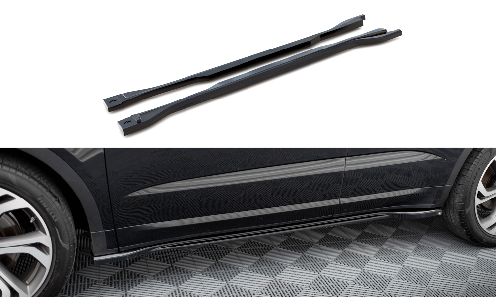 Side skirts diffusers jaguar e-pace r-dynamic mk1