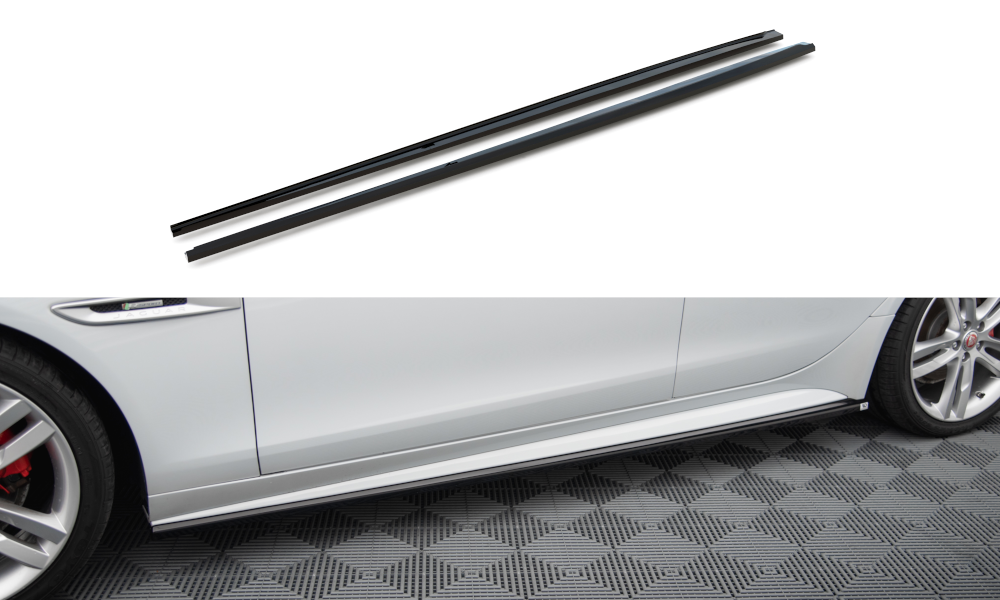 Side skirts diffusers jaguar xe r-sport x760