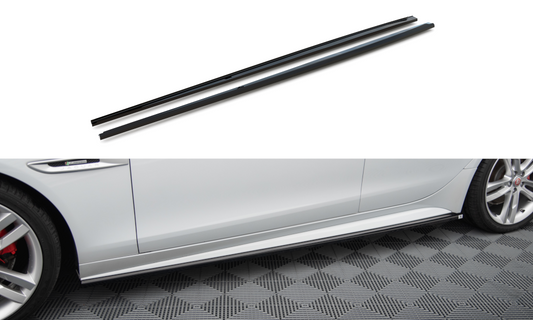 Side skirts diffusers jaguar xe r-sport x760