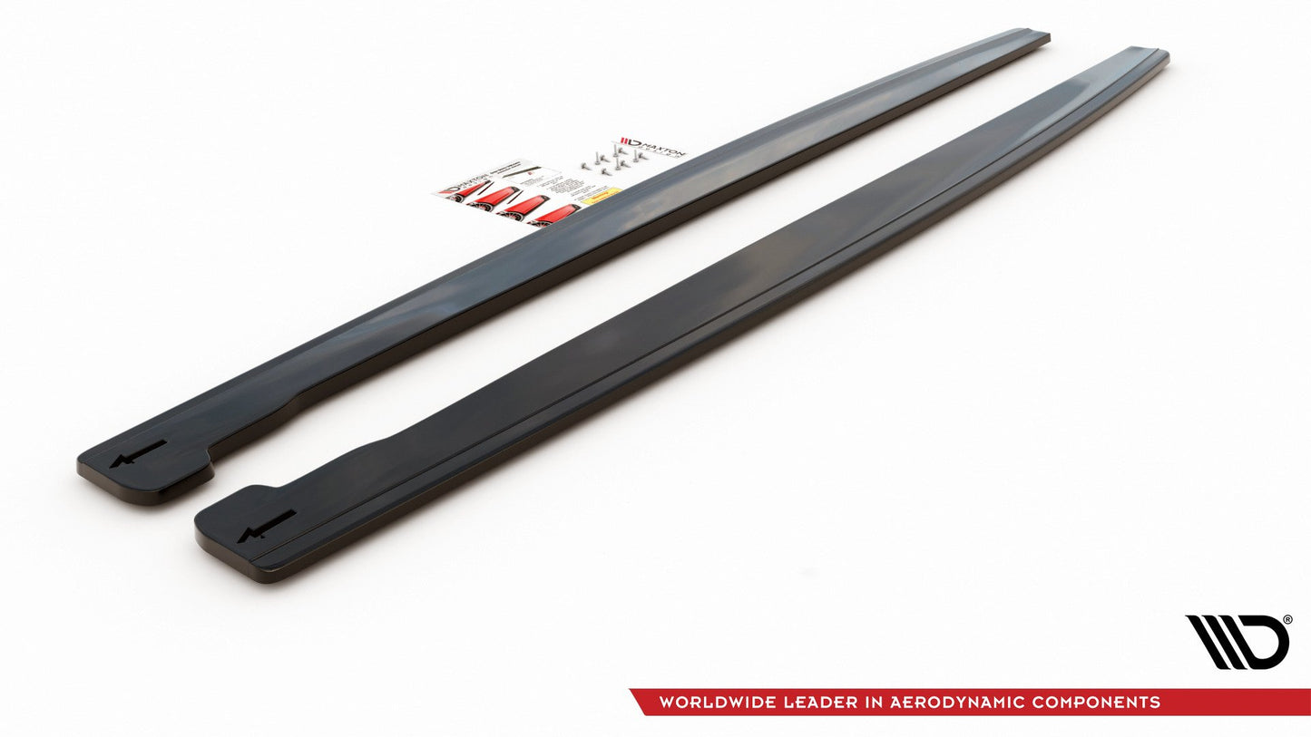 Side skirts diffusers jaguar xj r-sport x351 facelift