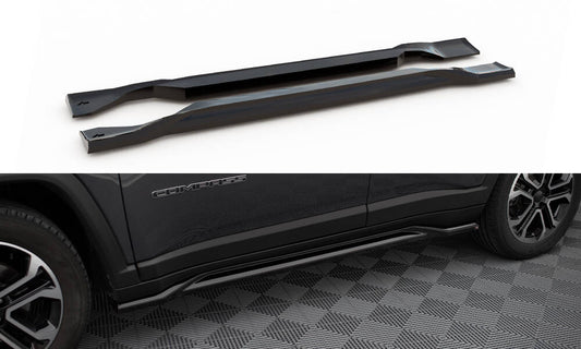 Side skirts diffusers jeep compass limited mk2 facelift