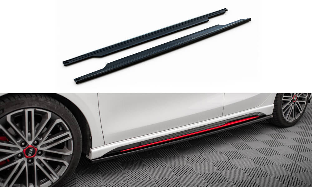 Side skirts diffusers kia ceed gt mk3