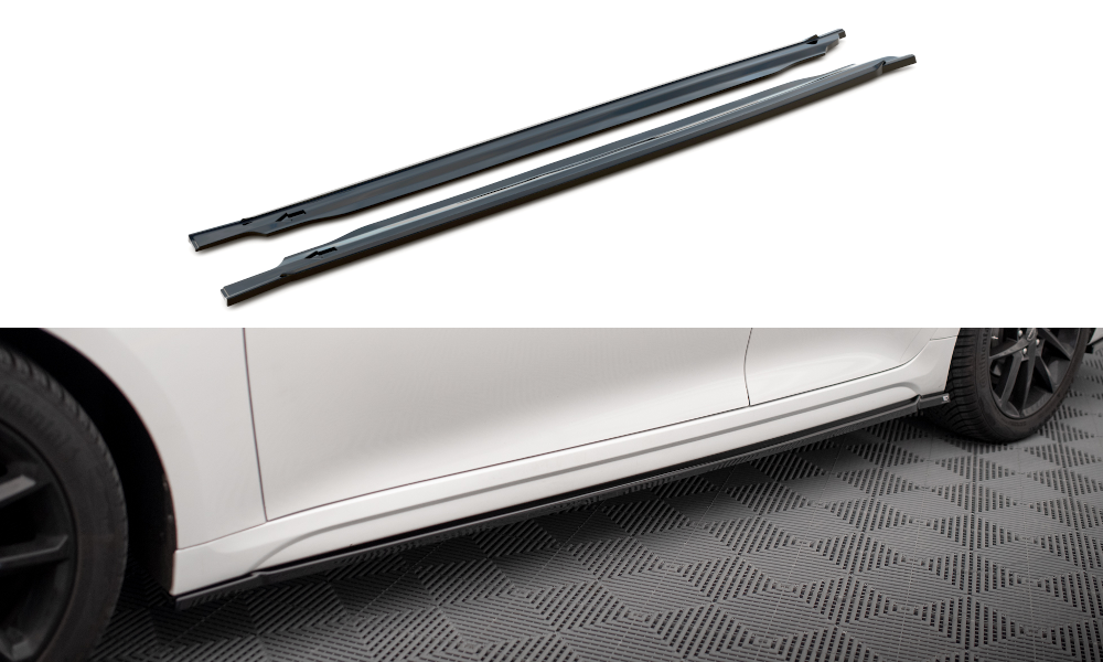 Side skirts diffusers kia optima mk4 facelift