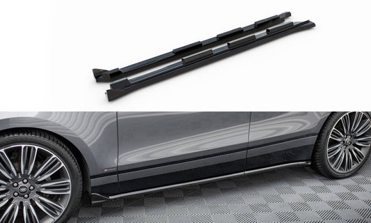 Side skirts diffusers land rover range rover velar r-dynamic mk1