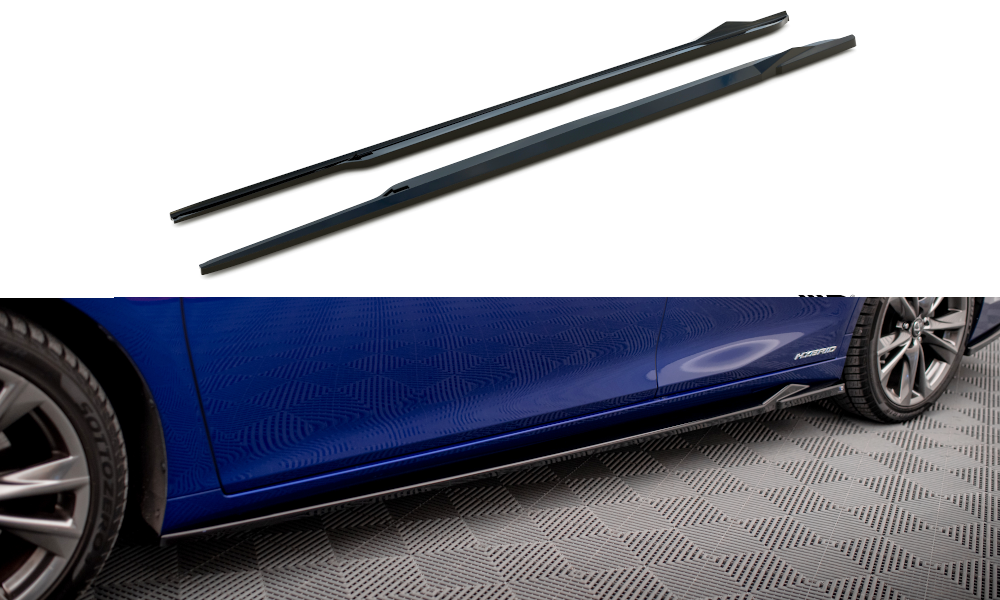 Side skirts diffusers lexus es f sport mk7