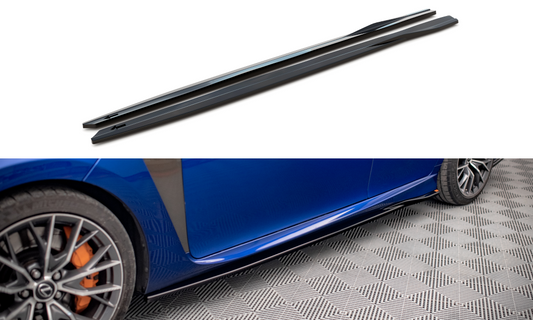 Side skirts diffusers lexus gs f mk4 facelift