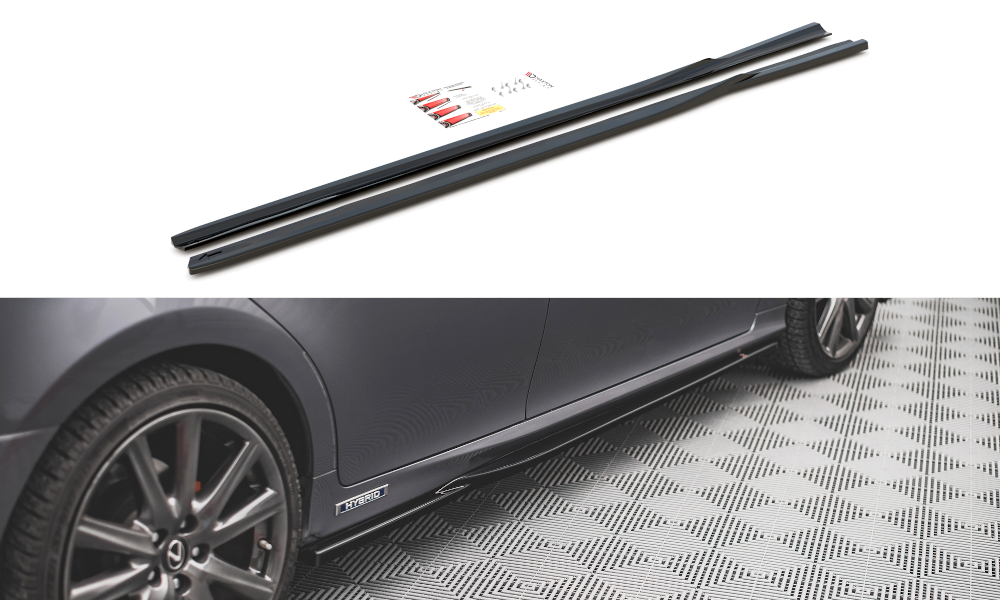 Side skirts diffusers lexus gs f sport mk4(l10)