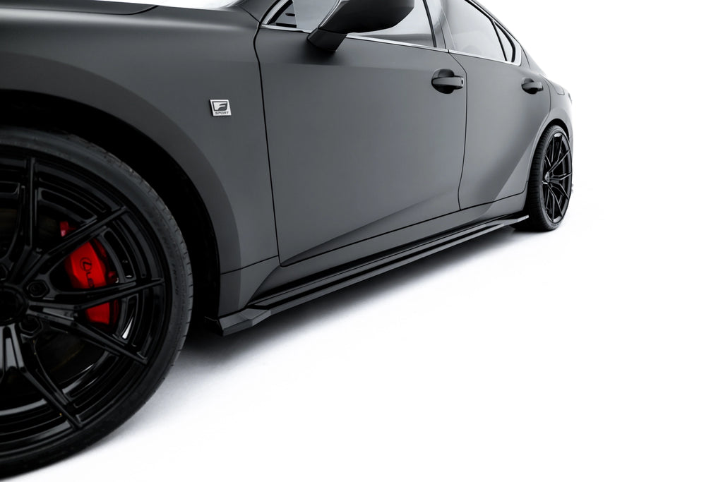 Side skirts diffusers lexus is 500 mk3 facelift 2 (xe30)