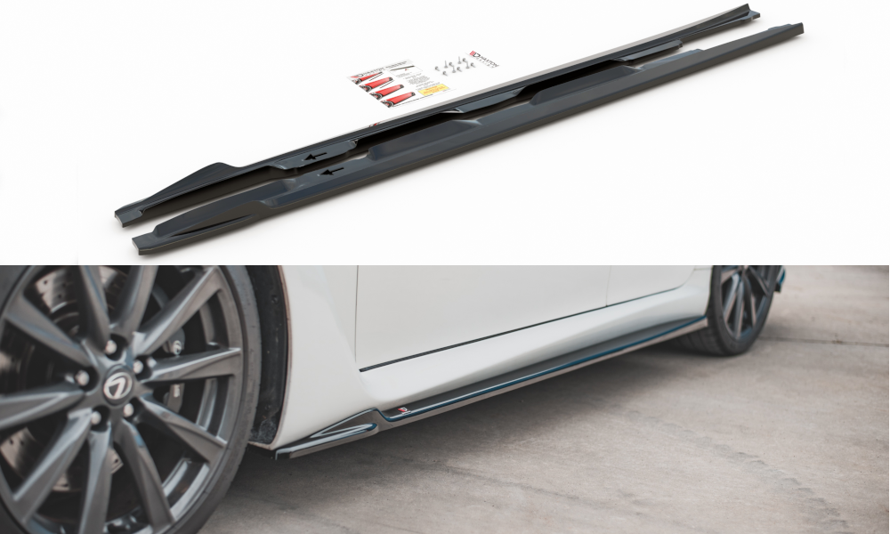Side skirts diffusers lexus is f mk2