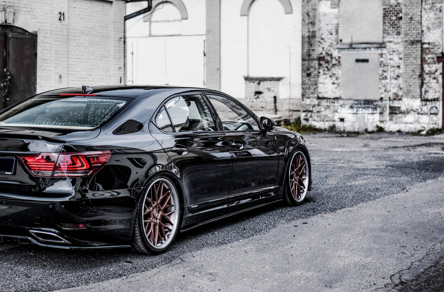 Side skirts diffusers lexus ls long wheelbase mk4 facelift