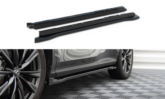 Side skirts diffusers lexus nx f-sport mk2