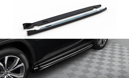 Side skirts diffusers lexus rx mk4 facelift (version with oem step rails)