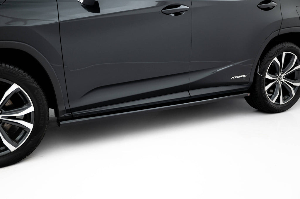 Side skirts diffusers lexus rx mk4 facelift (version without oem step rails)