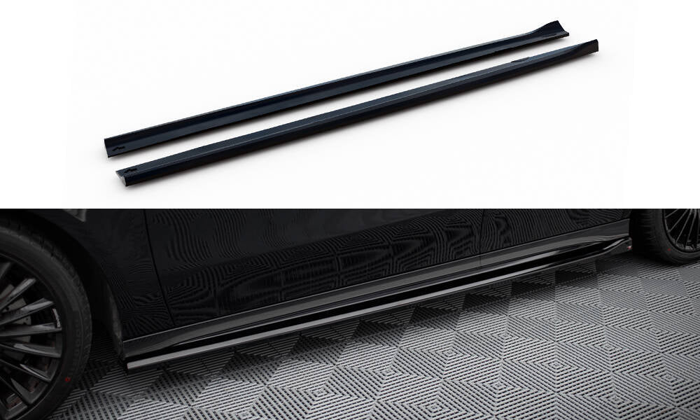 Side skirts diffusers mercedes-amg a35 w177 facelift