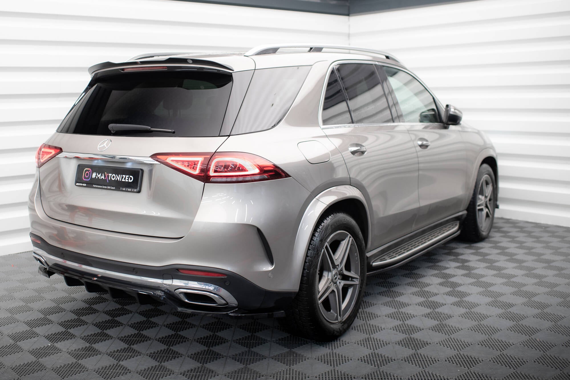 Side skirts diffusers mercedes-amg / amg-line gle suv w167 / w167 facelift
