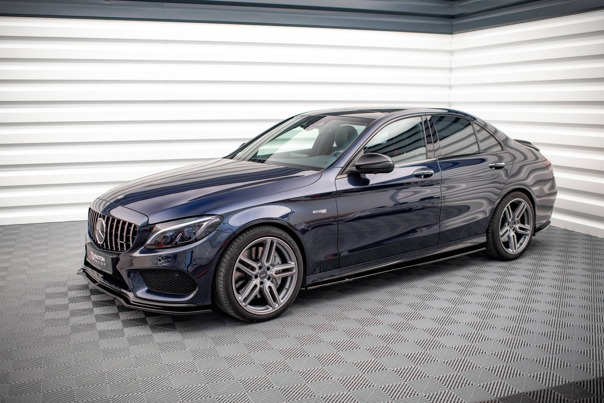 Side skirts diffusers mercedes-amg c 43 / amg-line w205