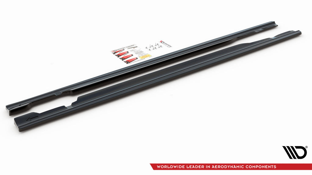 Side skirts diffusers mercedes-amg c 43 / amg-line w205