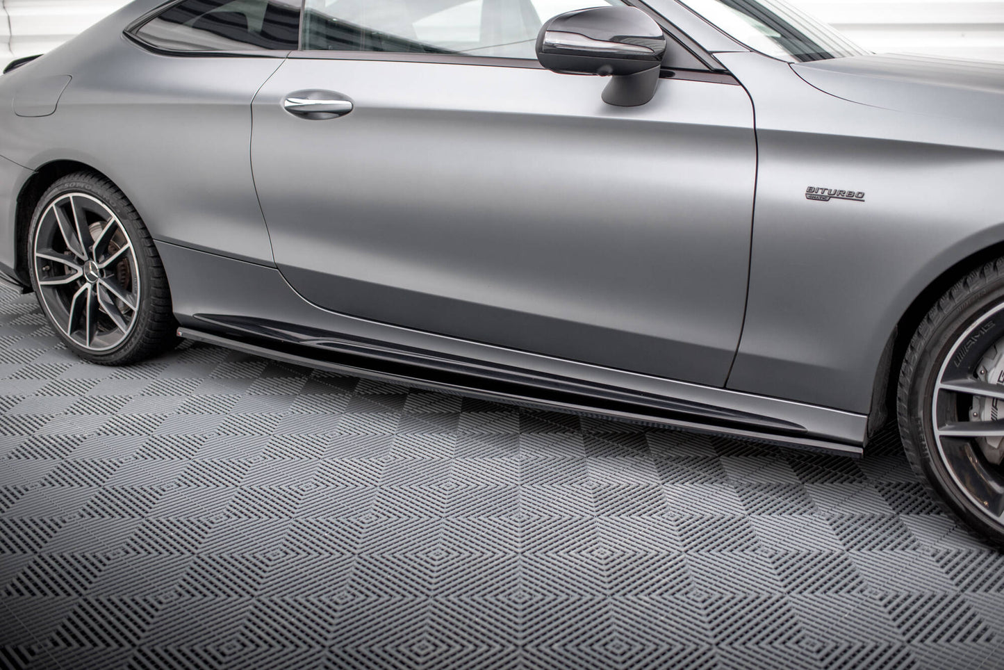 Side nederdele diffusorer Mercedes-AMG C43 Coupe / Cabrio C205 Facelift / A205 Facelift