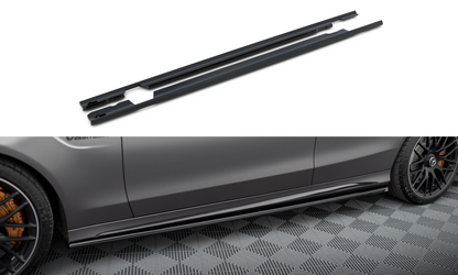 Side skirts diffusers mercedes-amg c63 sedan / estate w205 facelift