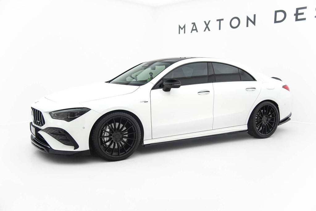 Side skirts diffusers mercedes-amg cla 35 / 45 coupe / shooting brake c118 facelift / x118 facelift