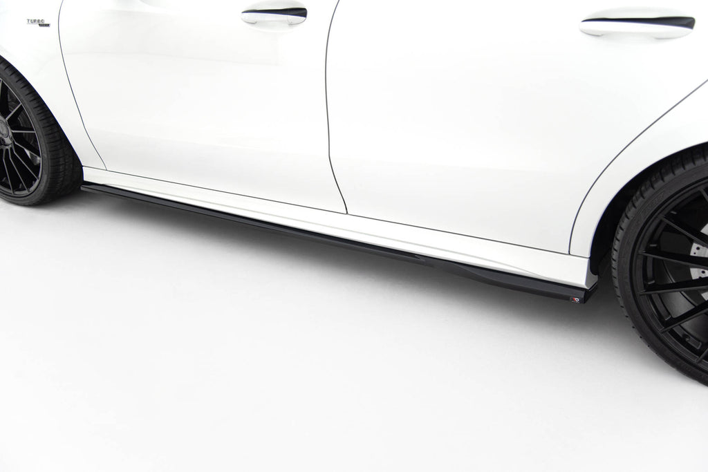 Side skirts diffusers mercedes-amg cla 35 / 45 coupe / shooting brake c118 facelift / x118 facelift