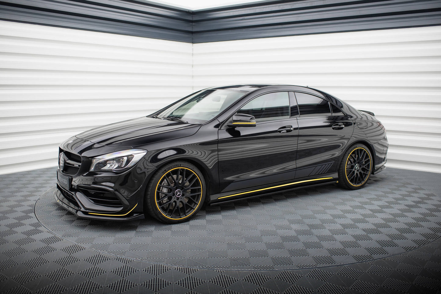 Side skirts diffusers mercedes-amg cla 45 c117 facelift