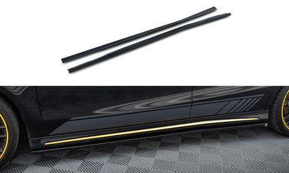 Side skirts diffusers mercedes-amg cla 45 c117 facelift