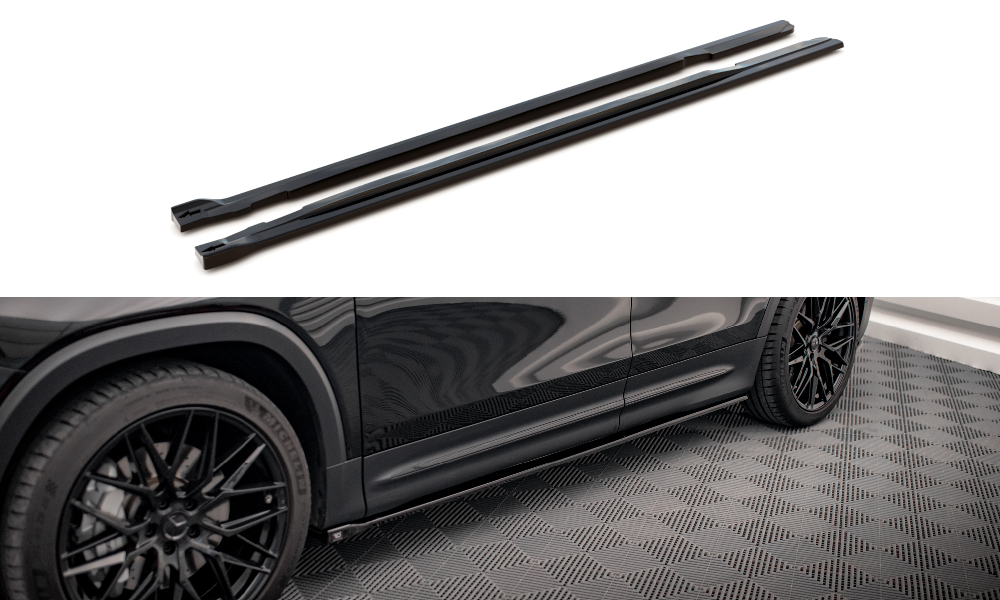 Side skirts diffusers mercedes-amg glb 35 x247