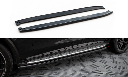 Side skirts diffusers mercedes-amg glc 63 suv / coupe x253 / c253