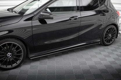 Side skirts diffusers mercedes-benz a amg-line w176 facelif