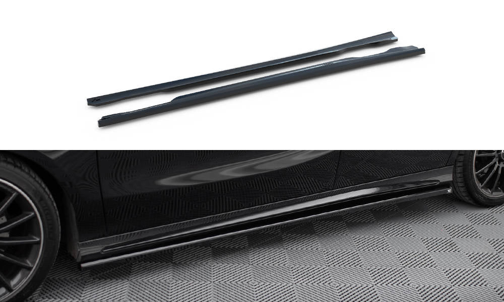 Side skirts diffusers mercedes-benz a amg-line w176 facelif