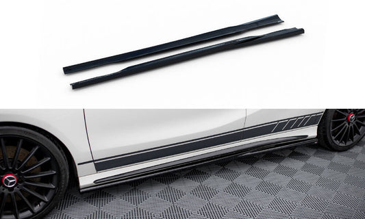 Side skirts diffusers mercedes-benz a45 amg w176