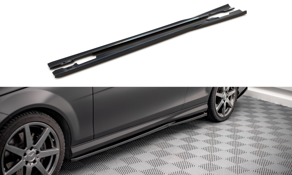 Side skirts diffusers mercedes-benz c coupe / sedan / estate  amg-line c204 / w204 facelift / s204 facelift
