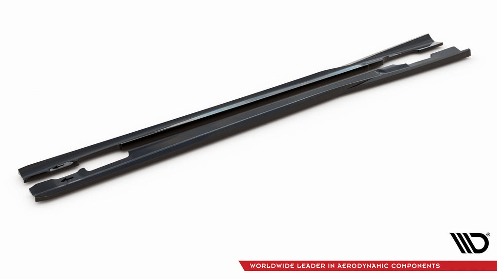 Side skirts diffusers mercedes-benz c coupe / sedan / estate  amg-line c204 / w204 facelift / s204 facelift