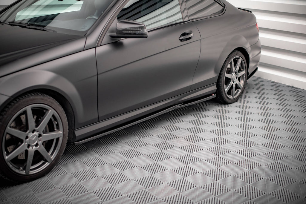 Side skirts diffusers mercedes-benz c coupe / sedan / estate  amg-line c204 / w204 facelift / s204 facelift
