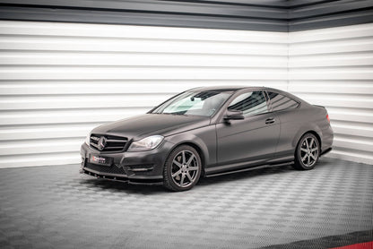 Side skirts diffusers mercedes-benz c coupe / sedan / estate  amg-line c204 / w204 facelift / s204 facelift