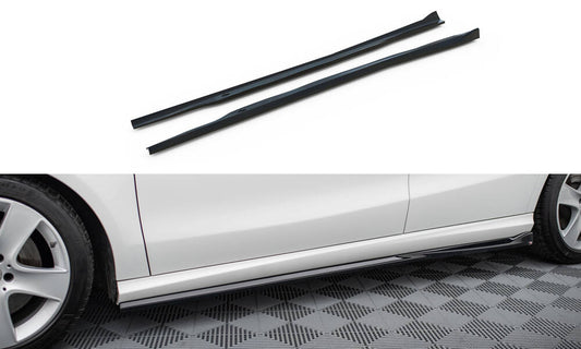 Side skirts diffusers mercedes-benz cla c117 facelift