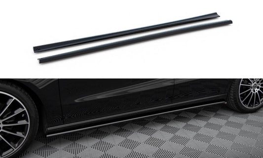 Side skirts diffusers mercedes-benz cla c118