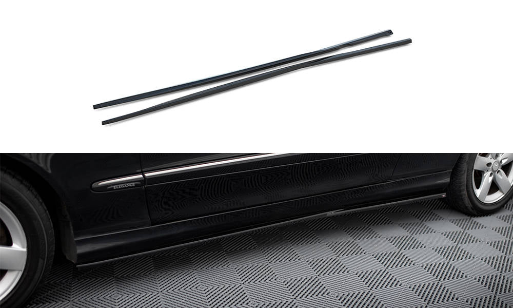 Side skirts diffusers mercedes-benz clk w209