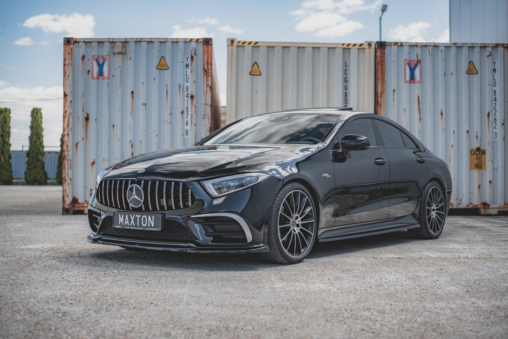 Side skirts diffusers mercedes-benz cls amg-line / 53amg c257