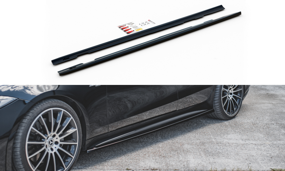 Side skirts diffusers mercedes-benz cls amg-line / 53amg c257