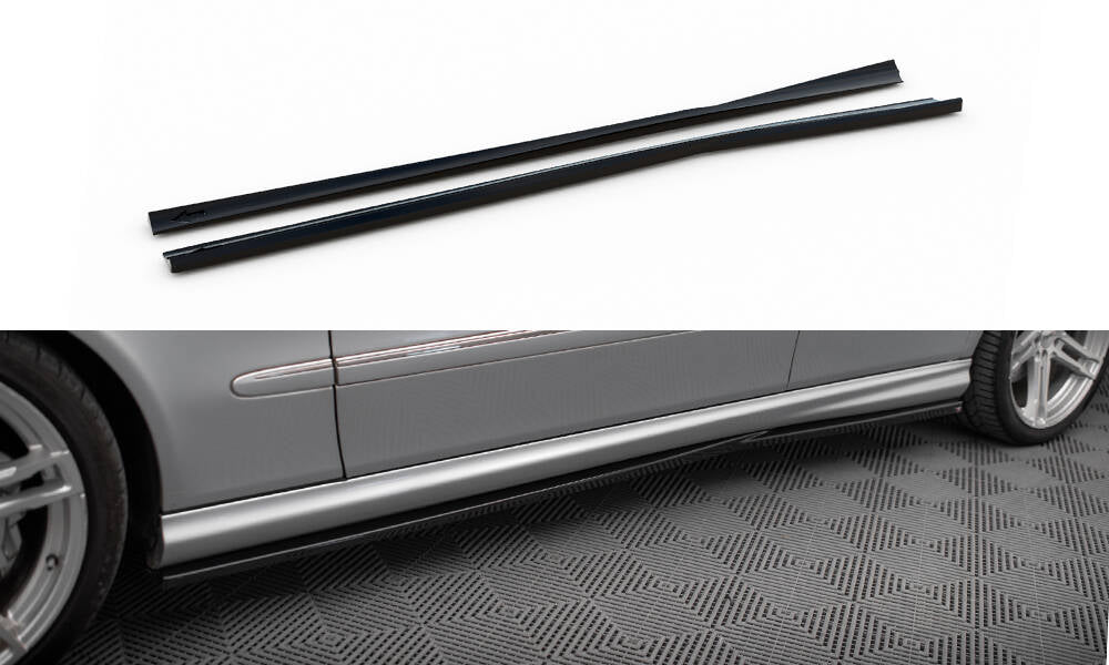Side skirts diffusers mercedes-benz e 55 amg w211